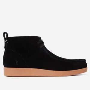 Everlane Black Suede Moc Toe Boots‎ Sz. 6.5